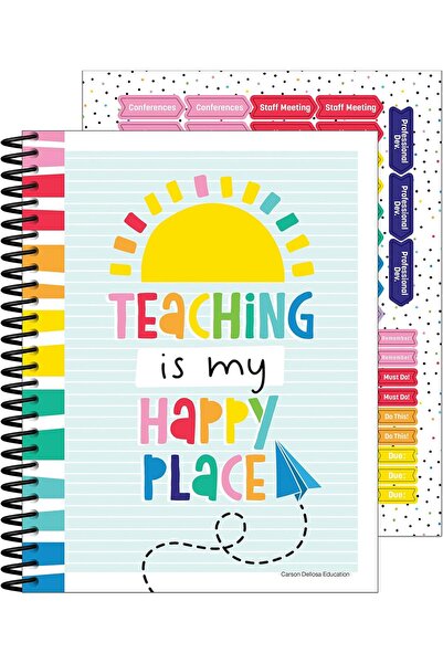 Carson Dellosa Education Happy Place Teacher Planner