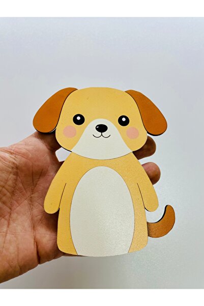 estölye UV Printing Wood(Mdf) Κουτάβι 15 εκ., Κατάλληλο για διακόσμηση πόρτας.