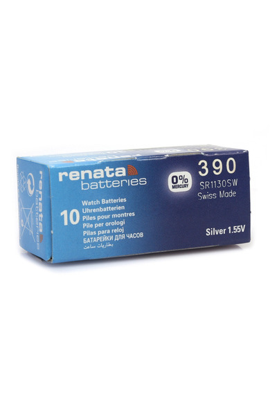 OSKA GLOBAL Renata 390 Sr1130Sw 1.55V Alkaline Watch Battery 10 Pieces