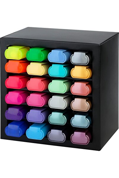 Generic مجموعة أقلام تظليل فابر-كاستل تكستلاينر 46، 24 قطعة