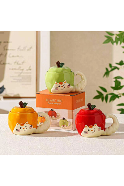 Livenda Ceramic Mug with Spoiled Cat Design