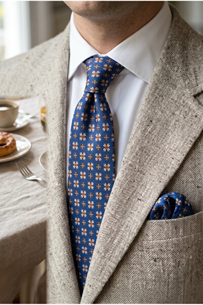 CROATE Ύφασμα από τεχνητό μετάξι και Τένσελ, Κομψή Γραβάτα – Σχέδιο Μιλάνο, Μ...