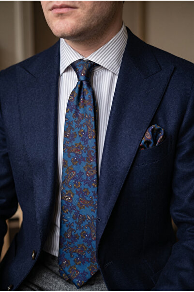 CROATE Μεταξωτή γραβάτα από τέχνη μεταξιού Premium Tensel – Έμπνευση από το C...