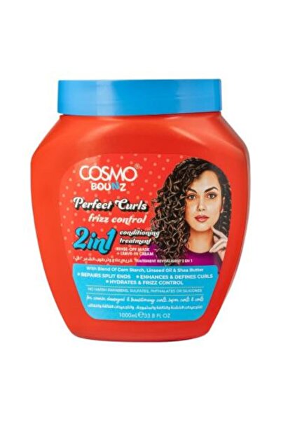 Cosmo Bounz علاج ومرطب للشعر 2 في 1 لتجعيدات مثالية