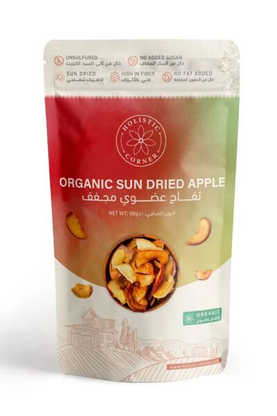 Holistic Corner Organic Sun Dried Apple | 50g