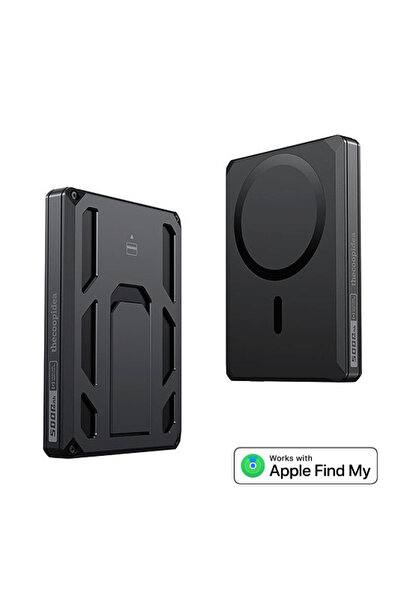 Veger X5 MagSafe Power Bank 5000mAh 15W, USB-C, Μαύρο, Συμβατό με το Apple Fi...