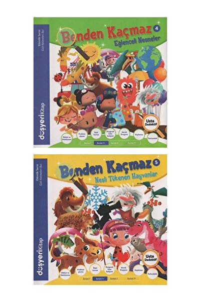 Düşyeri Yayınları Benden Kaçmaz Endangered Animals+Fun Objects
