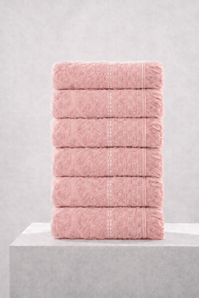 Anılsan Σετ 6 πετσετών χεριών Agora Pink - 50x80 εκ., 170 γρ., 100% βαμβάκι, ...