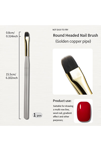 choice2 Round Headed Pen Art Painting Brush Acrylic Lines Pen Stripes Grid Fl...
