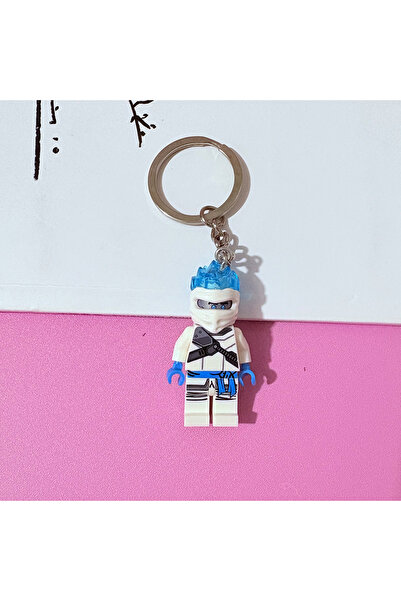 Choice 4 Anime Mini Figure Ninja Building Blocks Keychain Cartoon Character L...