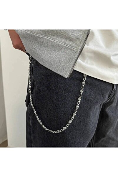 Choice Silver Color SHIXIN Hip-hop Metal Irregular Trousers Pants Chain Keych...