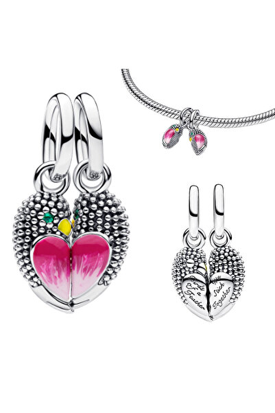 Choice6 AMC7386 2026 New 925 Sterling Silver Four Leaf Clover Flower Dog Hear...