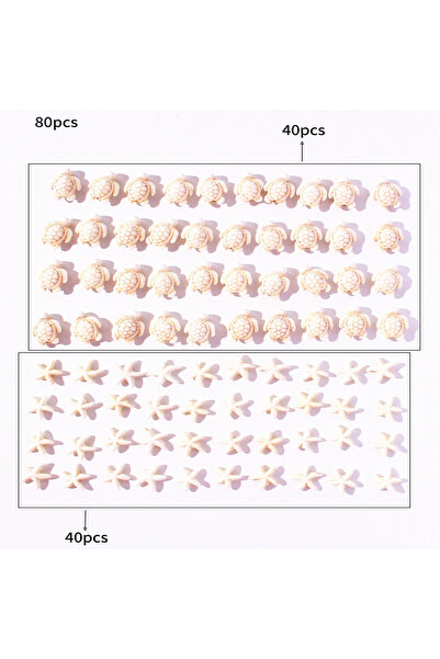 Choice 80PCS 80PCS Ocean Summer Turquoise Sea Animal Turtle Loose Beads Bisut...