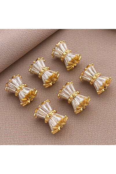 Choice7 2pcs T865-8x11mm 2/5pcs/lot 8/11mm High Quality Brass Zircon Large Ho...