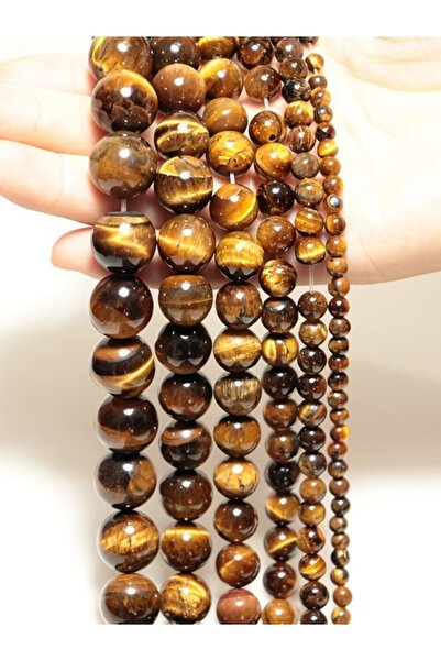 Choice 4mm approx 90pcs 1A Yellow Tiger Eye Natural Stone Real Yellow Tiger E...