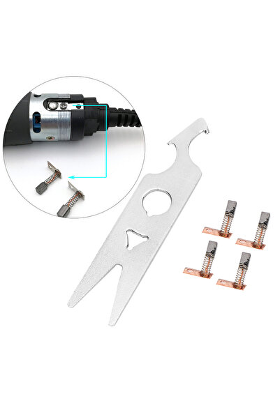 Choice Nail Drill Handpiece Carbon Brush 2 Pairs Carbon Brush Wrench Set Nail...