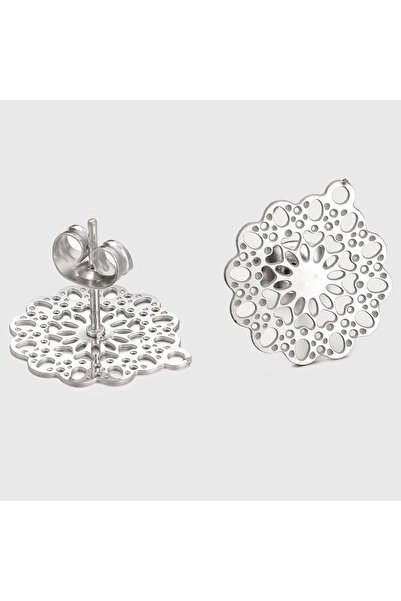 Choice Steel 03-Flower 10pcs Stainless Steel Earring Bases With Holes Or Loop...
