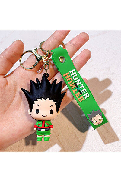 choice2 MINISO KC4966 HUNTER X HUNTER Figure Keychain Anime Cartoon GON·FREEC...