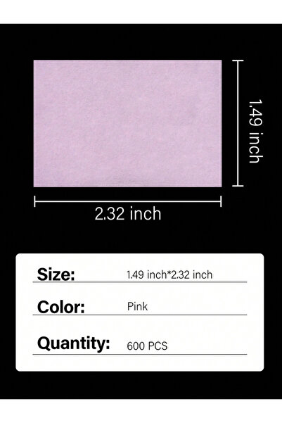 choice2 Pink 600PCS Lint Free Nail Wipes, Nail Polish Remover Pads , Soft Non...