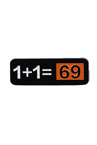 Choice1 1 بروشات معدنية مطلية بالمينا بتصميم 1+1=69 واقتباسات مضحكة للنساء، إ...