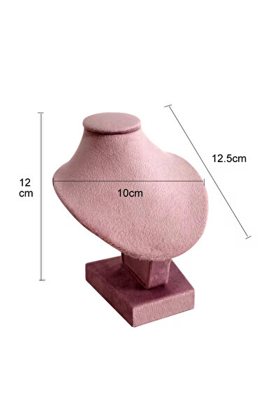 Choice3 1PCS Pink Velvet High-quality Velvet Jewelry Display Stand MiNi Neckl...
