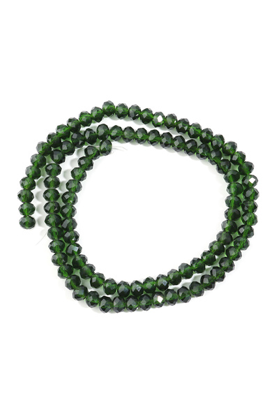 Choice1 6mm apx 90pcs 60-130pcs/Lot 3/4/6/8/10mm Deep Green Transparent Facet...