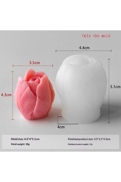Choice3 A2 【Peace】1Pcs Handmade Scented Candle Plaster Resin Molds DIY Flower...