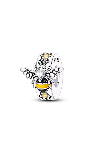 Choice16 B6749 2026 925 Silver New Bee series honeycomb flower honey Pendant ...