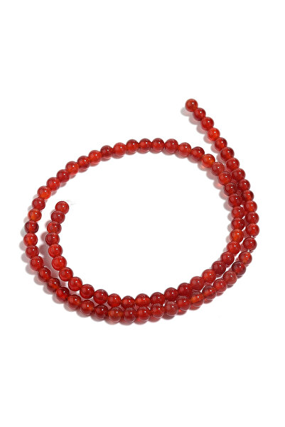 Choice7 4mm 1 Strand Natural Red Agate Stone Beads Multiple Size Loose Gemsto...