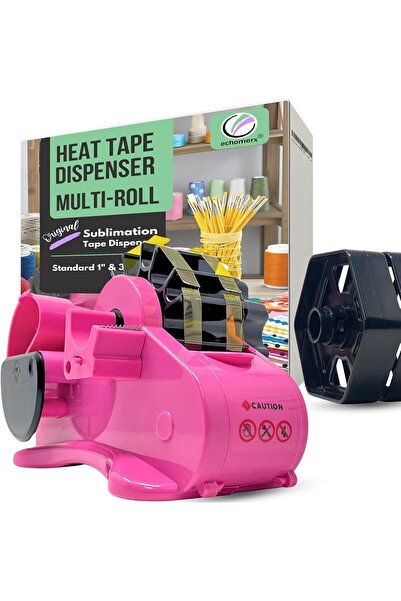Generic Echomerx Multi-Roll Heat Tape Dispenser for Sublimation, Heat Resista...