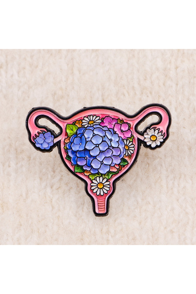 choice2 7 Medical Heart Enamel Pin Uterus Lung Brooch For Coat Women's Brooch...