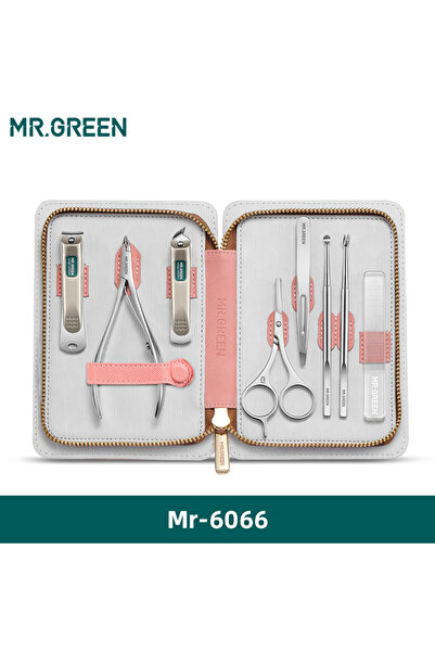 choice2 طقم مانيكير احترافي من MR.GREEN موديل MR-6066 (8 قطع) يشمل أدوات العن...