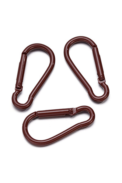 Choice Brown 5Pcs/Lot 20 Colors Metal Lead Round Head Buckle Openable Spring ...