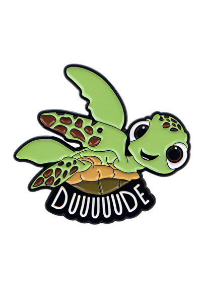 choice2 1 Cute Animal Enamel Pin Cartoon Fish Brooch For Coat JUST KEEP SWIMM...
