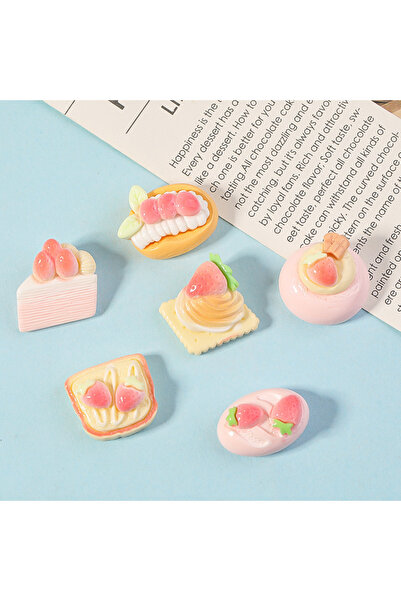 Choice5 10pcs mix SW36 10pcs Petite Creative Strawberry Cake Handmade DIY Cre...