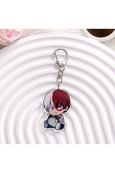 Choice4 bilibili 5 cm 4 1/8PCS Anime My Hero Academia Acrylic Car Keychain Ca...
