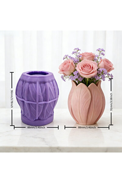 Choice Tulip bud design Tulip bud art silicone mold, exquisite texture, perfe...
