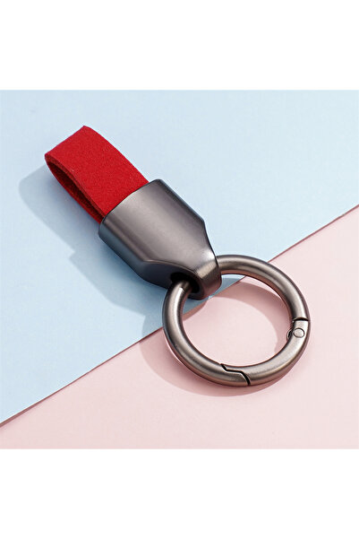 Choice8 Color 03 1Pcs Cowhide Leather Keychains for Women Men Waist Belt Buck...