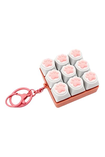 Choice4 A Cat Pawl Decompression 9 Keyboard Key Toy For Adults Antistress Toy...