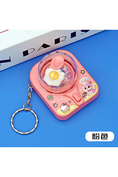 Choice 6 cm E Cartoon Mini Egg Flipper Creative Fun Fried Egg Machine Keychain