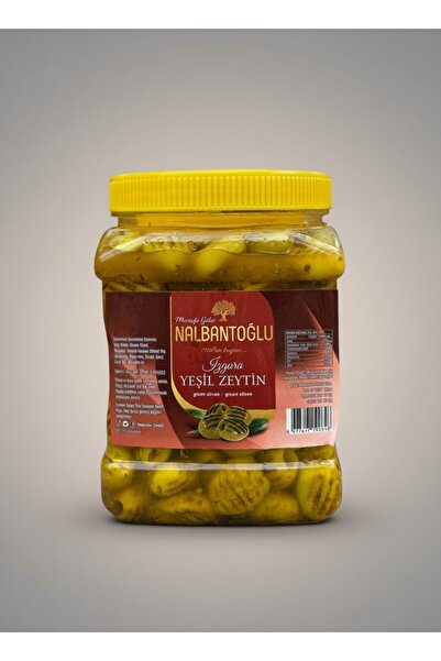 Nalbantoğlu Zeytincilik Özel Soslu Izgara Yeşil Zeytin 1 kg