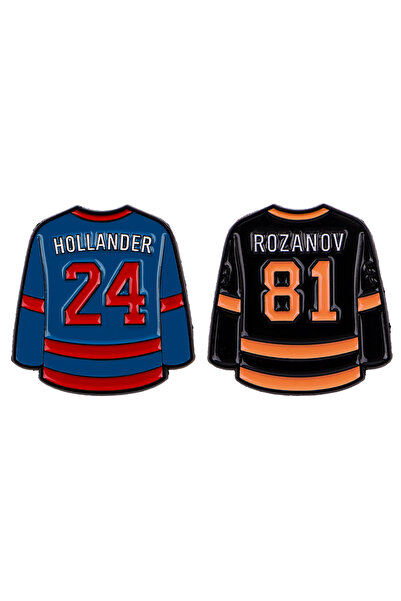Choice 1 2pcs/set Sportswear Enamel Pin Brooches for Lapel Pins Badge on Back...