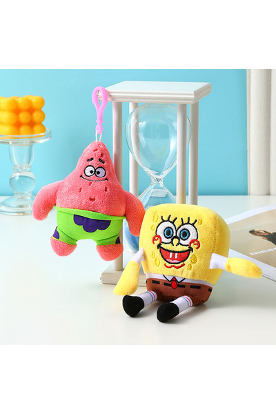 Choice 12 cm set of 2 pcs ‌SpongeBob SquarePants & Patrick Star Plush Keychai...