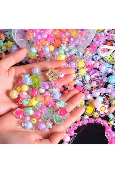 Choice Pink 0.5 Lb DIY Kawaii Acrylic Beads Set,Cute Plastic Charm Beads for ...