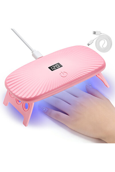 Choice1 QX21S-PK 2-in-1 Handheld & Desktop UV Nail Lamp: Dual-Wavelength Fast...
