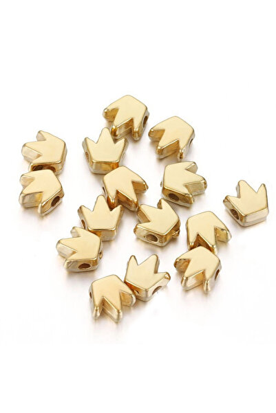 Choice1 16CCBHG0511-1 100Pcs CCB Crown Shape Spacer Loose Bead Gold Silver Be...