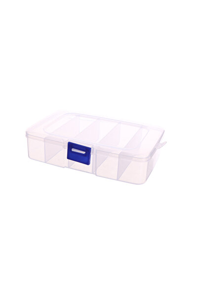 Choice1 blue-143x94x35mm 5/6-grid Portable Plastic Hair Clips Jewelry Storage...