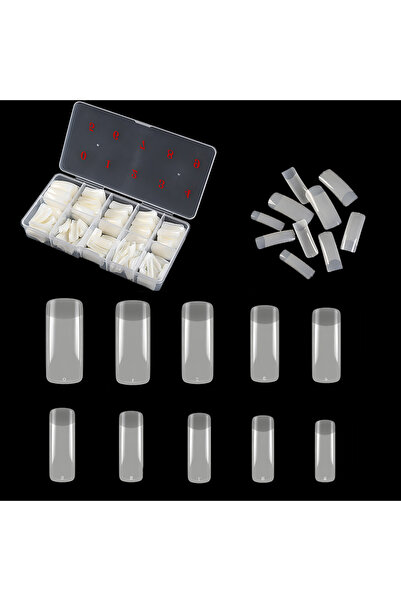 Choice1 Bp001-3 500 Pieces of Transparent and Natural Color Nail Patches, Hal...
