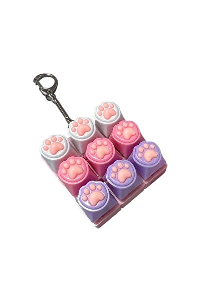 Choice3 B Cat Pawl Decompression 9 Keyboard Key Toy For Adults Antistress Toy...