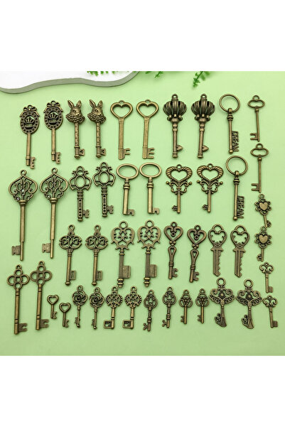 Choice4 Mix-46pcs 10/46pcs Vintage Key Design Charms Alloy Steampunk Pendants...